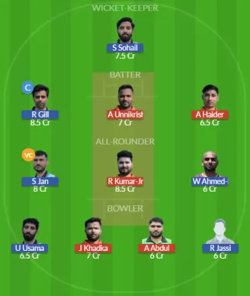 Dream11 SL Team