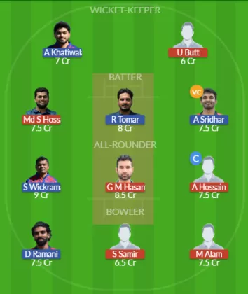 Dream11 SL Team