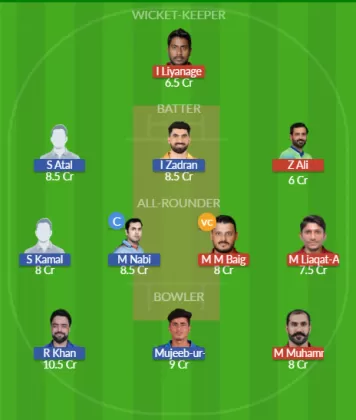 Dream11 SL Team