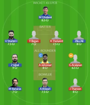 Dream11 SL Team