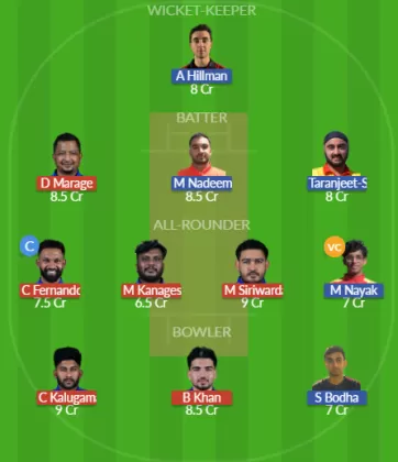 Dream11 SL Team