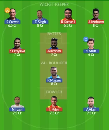 Dream11 SL Team
