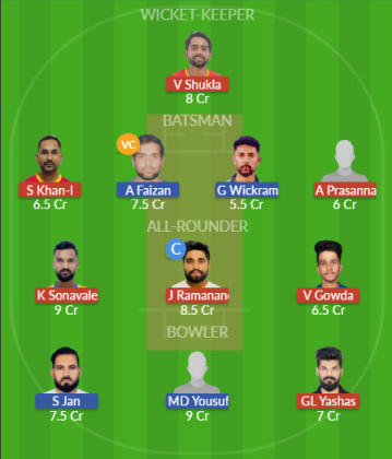 Dream11 SL Team
