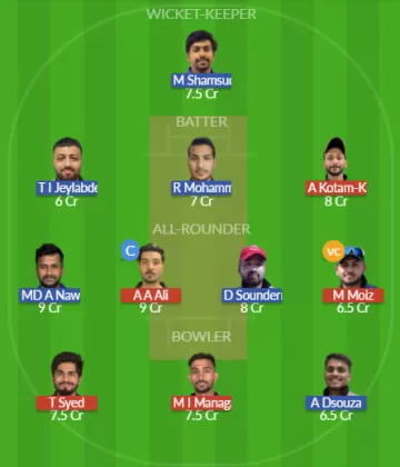 Dream11 SL Team