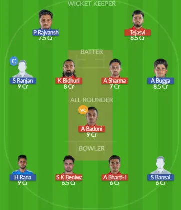 Dream11 SL Team