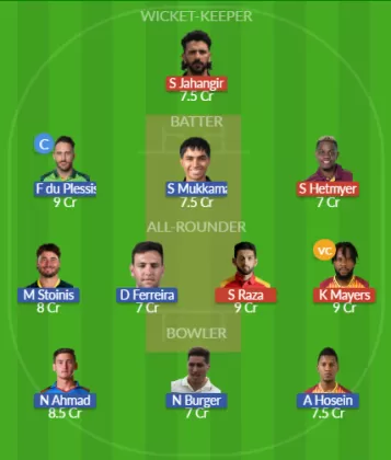 Dream11 SL Team
