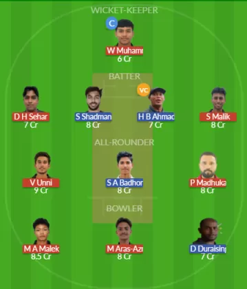 Dream11 SL Team