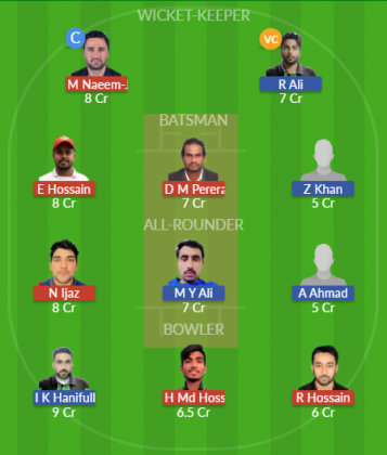 Dream11 SL Team