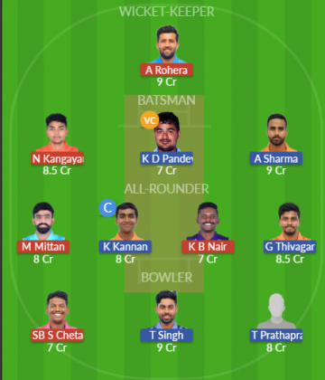 Dream11 SL Team