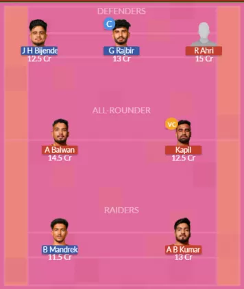 Dream11 SL Team