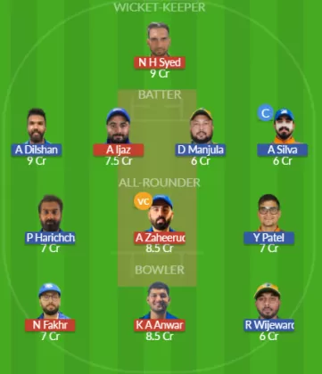 Dream11 SL Team