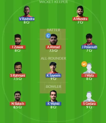 Dream11 SL Team