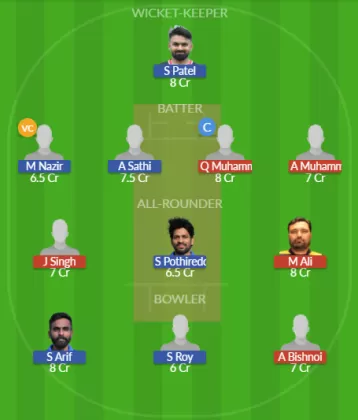 Dream11 SL Team