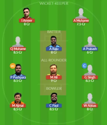 Dream11 SL Team
