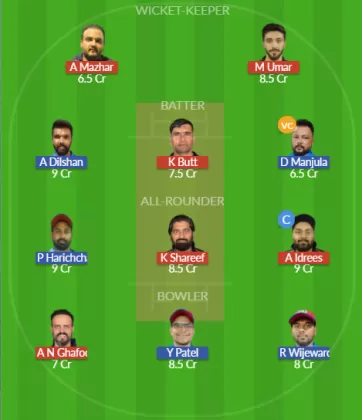 Dream11 SL Team
