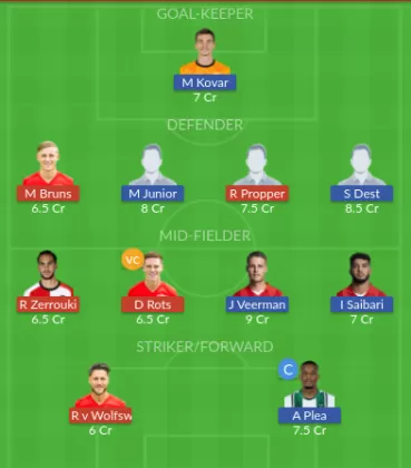 Dream11 SL Team