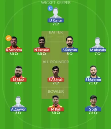 Dream11 SL Team