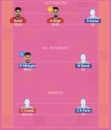 Dream11 SL Team