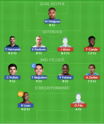 Dream11 SL Team