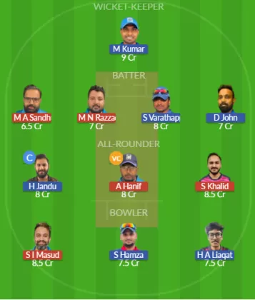 Dream11 SL Team