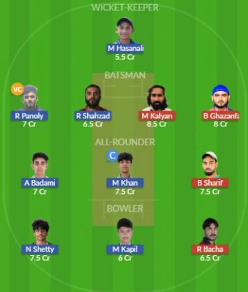 Dream11 SL Team