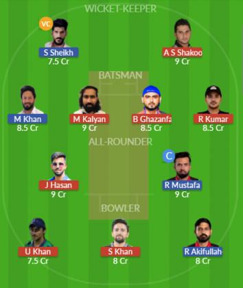 Dream11 SL Team
