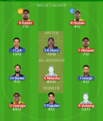 Dream11 SL Team