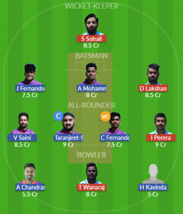 Dream11 SL Team